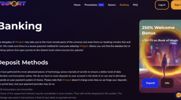 Winport Casino Banking