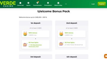 Verde Casino Welcome Bonus Package