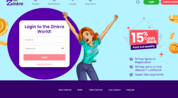 Zinkra Casino Free Spins Bonus