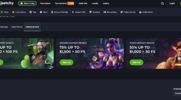 Jeetcity Casino Welcome Bonus Package