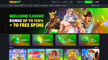 Velobet Casino Free Spins